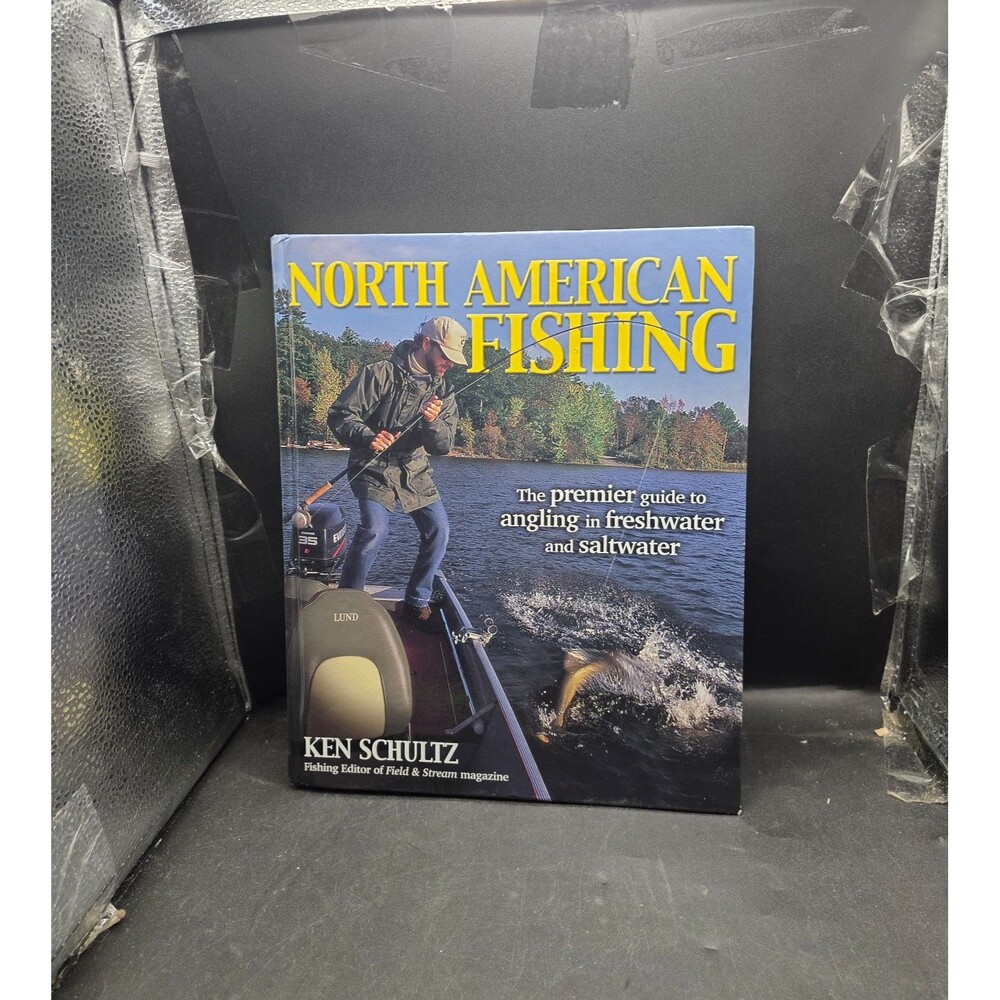 North American Fishing Ken Schultz Freshwater Saltwater Angling Hardcover Book